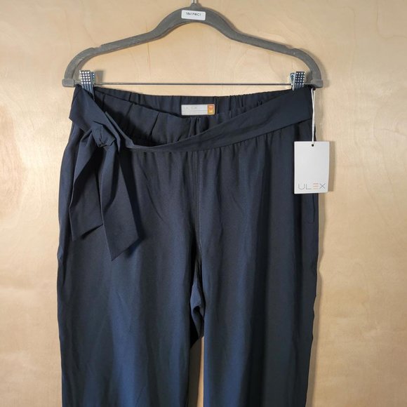 ULEX Black Adaptive Adjustable Belt & Length Pants Women Size M NWT - Picture 7 of 10